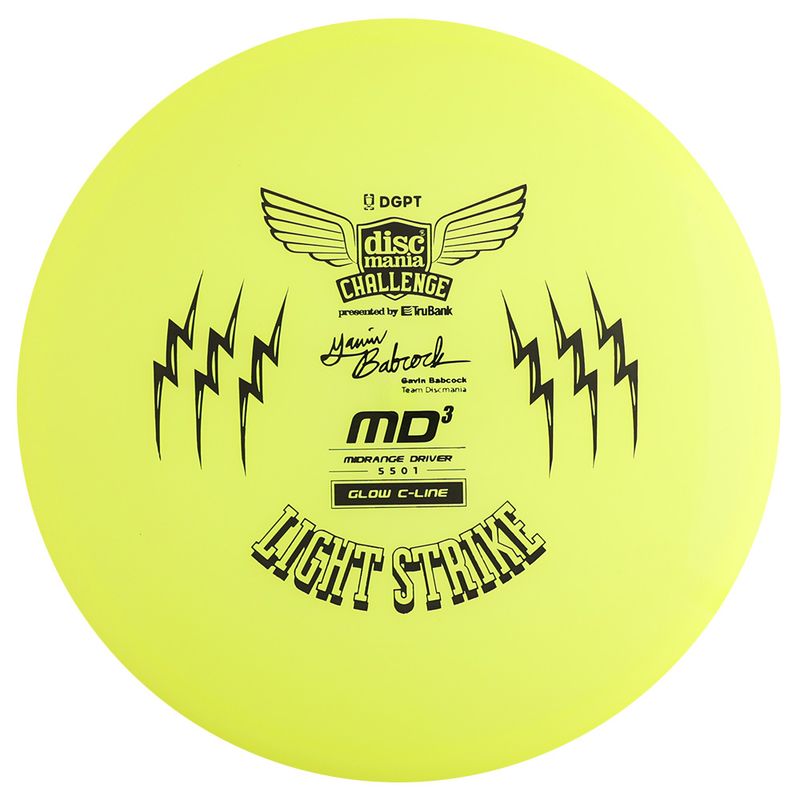 C-Line Glow MD3 - Discmania Challenge Fundraiser Light Strike