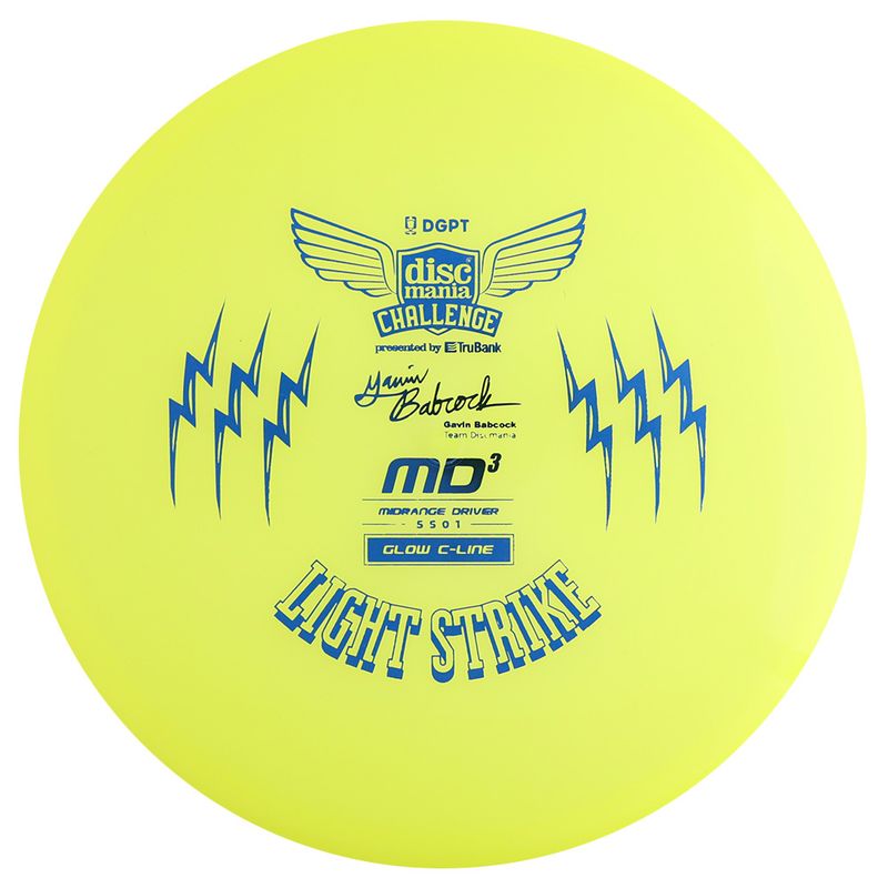 C-Line Glow MD3 - Discmania Challenge Fundraiser Light Strike